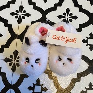 Cat & Jack slippers baby girl 12 months NWT